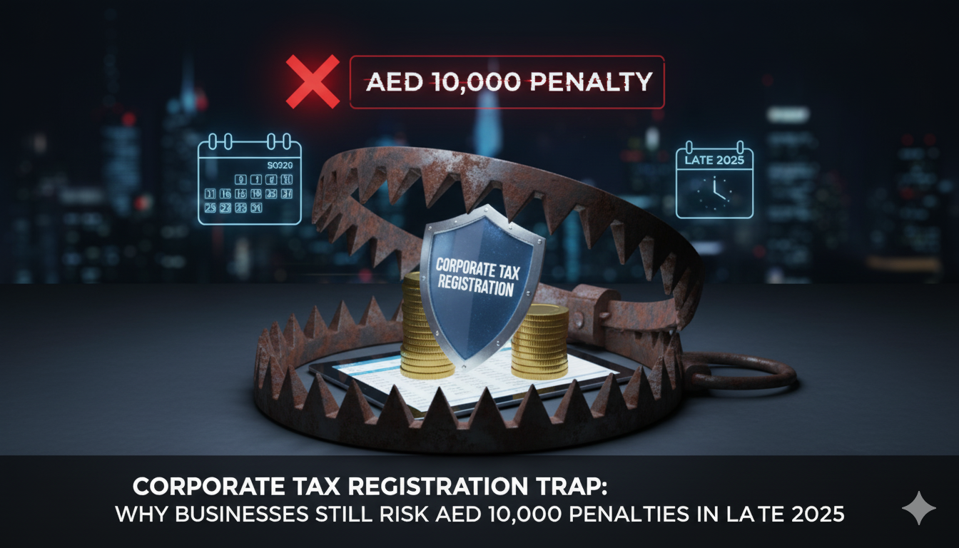 Corporate Tax Registration Trap: Why Businesses Still Risk AED 10,000 Penalties in Late 2025